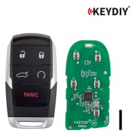 5pcs/lot KEYDIY KD ZB18-5 Universal Smart Remote Key 4+1 Buttons for Dodge Ram Type