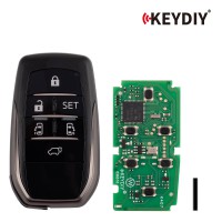 5pcs/lot KEYDIY KD TB01-6 (NEW) for Toyota for Lexus Universal Smart Remote Key 6 Buttons With 8A Transponder