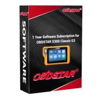 OBDSTAR X300 Classic G3 Full Version One Year Update Service (Expired)