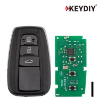 5pcs/lot KEYDIY KD ZB36-3 Universal Smart Remote Key 3 Buttons for Toyota Type