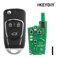 5pcs/lot KEYDIY KD NB22-3 PCF Universal Flip Remote Key 3 Buttons for Buick Type