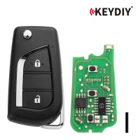 5pcs/lot KEYDIY KD B13-2 Universal Flip Remote Key 2 Buttons for Toyota Type