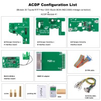 Yanhua ACDP Module 35 + Module 41 with License A002 A003 for Toyota R7F7014xx Buick BCM NEC3558 and S6J3001 Cluster Mileage Correction