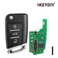 5pcs/lot KEYDIY KD B15-3 Universal Flip Remote Key 3 Buttons for VW MQB Type
