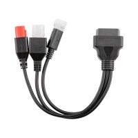 OEM OBD to 3pin+4pin+6pin for Motorcycle 3-IN-1 Adapter Cable
