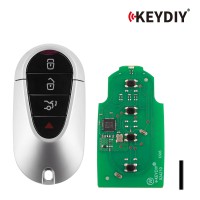 5pcs/lot KEYDIY KD ZB29-4 Universal Smart Remote Key 3+1 Buttons for MB Maybach Type