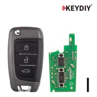 5pcs/lot KEYDIY KD NB25-3 PCF Universal Flip Remote Key 3 Buttons for Hyundai Type