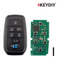 5pcs/lot KEYDIY KD TB01-6  for Toyota for Lexus Universal Smart Remote Key 6 Buttons With 8A Transponder