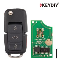 5pcs/lot KEYDIY KD B01-3+1 Universal Flip Remote Key 3+1 Buttons for Volkswagen Type