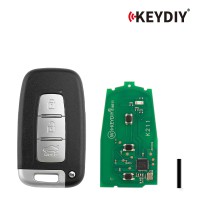 5pcs/lot KEYDIY KD ZB04-3 Universal Smart Remote Key (Middle Slot) 3 Buttons for Hyundai Type