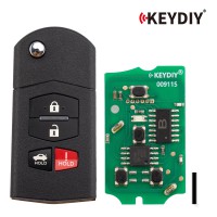KEYDIY KD B14-4 Universal Flip Remote Key 3+1 Buttons for Mazda Type 5pcs/lot