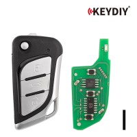 KEYDIY KD B30-3 (Metal Button) Universal Flip Remote Key 3 Buttons for Cadillac Type 5pcs/lot