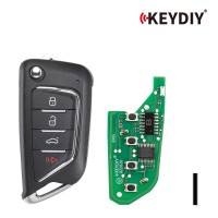 KEYDIY KD NB21-4 Universal Flip Remote Key 3+1 Buttons Knife Type 5pcs/lot