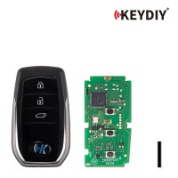 KEYDIY KD TB01-3 for Toyota for Lexus Universal Smart Remote Key 3 Buttons With 8A Transponder 5pcs/lot