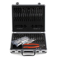 [US Ship Only] [Second-Handed] 90% New Lishi 32pcs Kit Auto Car Door Lock Pick 2-in-1 Decoder Locksmith Tool