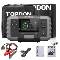 TOPDON BT600 Battery Tester for 12V Vehicles Batteries, With 3.5 inches Screen & Thermal Printer