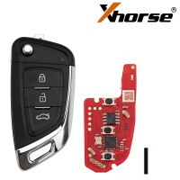 XHORSE XKKF06EN Knife Style 3 Buttons Universal Smart Key 5pcs/lot