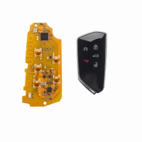 KEYDIY FGB25-5 PCB Board with Key Shell 5 Buttons Only Support for VW, for Audi, for Porsche, for BMW 5C/5D & BMW BDC2, BDC3, or BCP