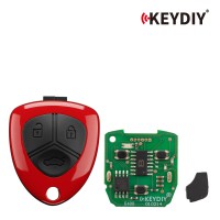 KEYDIY KD B17-3 Bladed Universal Remote 3 Buttons for Ferrari Type Red Color 5pcs/lot
