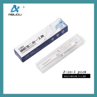 ABUDU HU127-HU100R Inner Mill Two-Track Unlocking and Reading Tool, Tooth Depth (8-cut) IC CARD: 1360