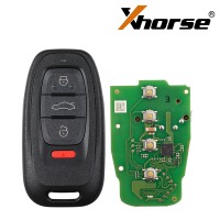 Xhorse VVDI 754J Smart Key for Audi 315MHZ/433MHZ/868MHZ A6L Q5 A4L A8L with Key Shell