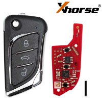 5pcs/lot XHORSE XKLKS2EN LEI.KSS Style(ENrome-plating) Second Generation Universal Wired Remote Key