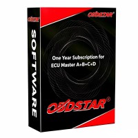 One Year Software Subscription for OBDSTAR ECU Master Configuration A+B+C+D