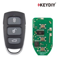 5pcs/lot KEYDIY KD B20-3 Universal Remote Key 3 Buttons for Hyundai Azera Type