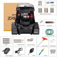 [US/UK/EU Ship] [With Battery] 2M2 TANK 2 Pro CNC Key Cutting Machine Add House Keys Mul-T-lock Dimple Multi-point Keys Mobile APP Control