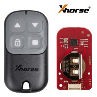 5pcs/lot XHORSE XKXH23EN VVDI Garage Door Button Black Second Generation Wired Remote