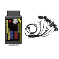 GODIAG GT107+ DSG Plus Gearbox Data Adapter with 7 Pieces of Godiag Gearbox Adapters for V30, DQ200, DQ250, DQ500, VL300, VL381, DL510
