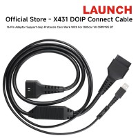 LAUNCH DOIP Adapter Cable for Devices with Dbscar7 Connectors Used with CRP 919X BT, X431 PRO, X431 PRO DYNO, X431 PRO3 APEX