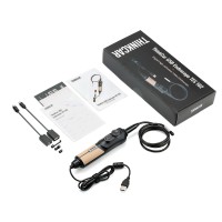 THINKCAR USB Endoscope TES102 with 5.5mm IP67 Tip & 6-Adjustable LED Lights 1280*720 Definition, Works with THINKSCAN 689BT/MUCAR 892BT/MUCAR VO8