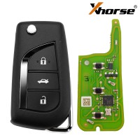 5pcs/lot XHROSE XETO00EN FENG.T Style Super Remote Key Foldable 3 Buttons