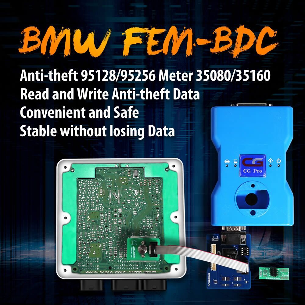 OEM 8Pin Adapter for BMW FEM-BDC 95128/95256