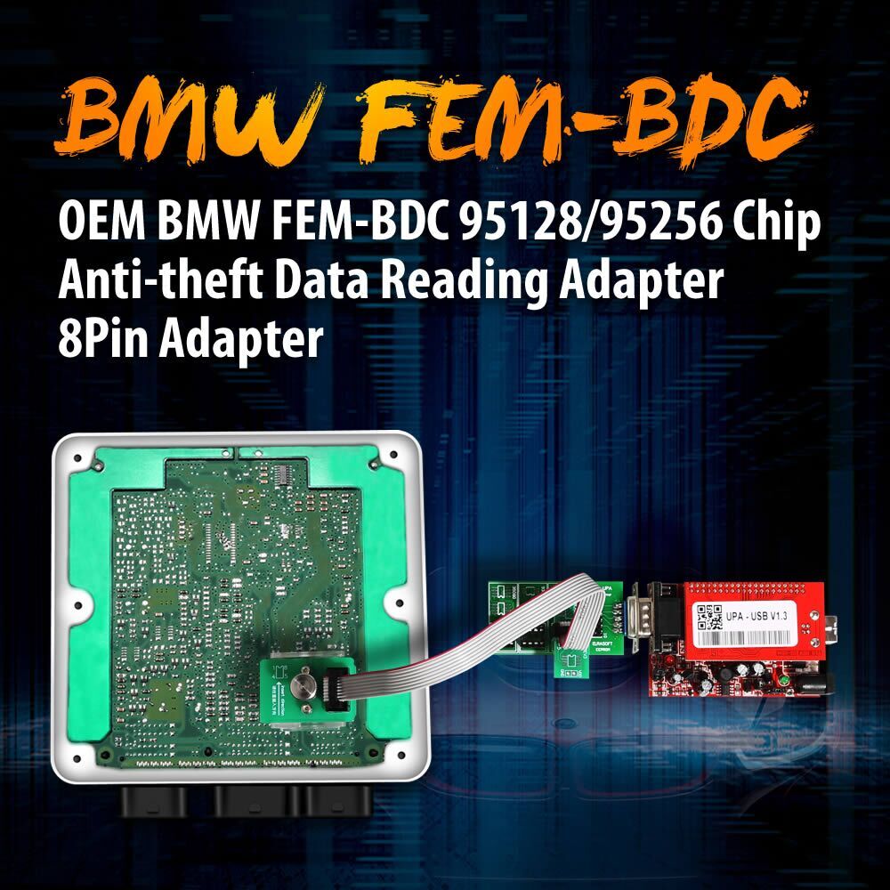 BMW FEM-BDC read and write anti-theft data