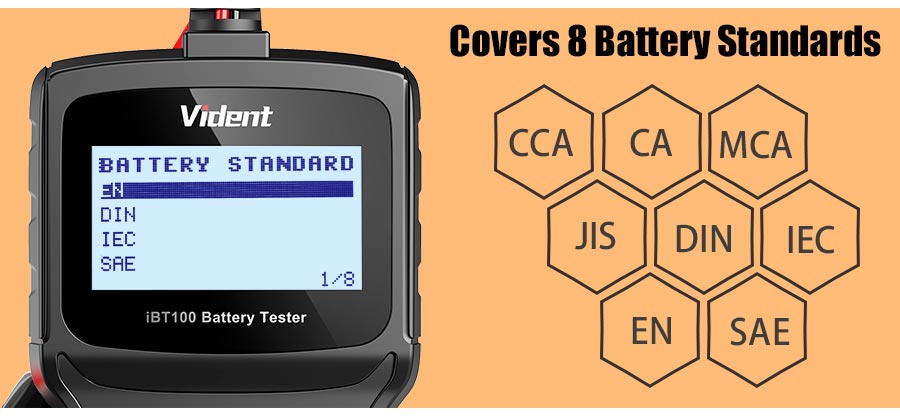 Vident iBT100 12V Battery Analyzer