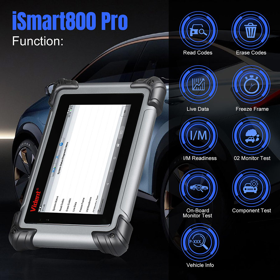 VIDENT iSmart800 Pro functions