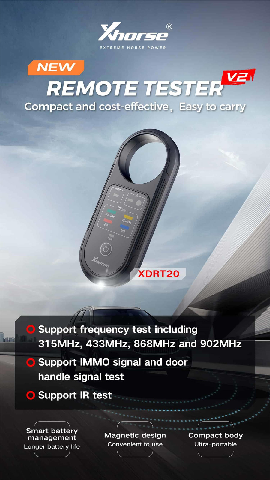 XHORSE XDRT20 Frequency Tester