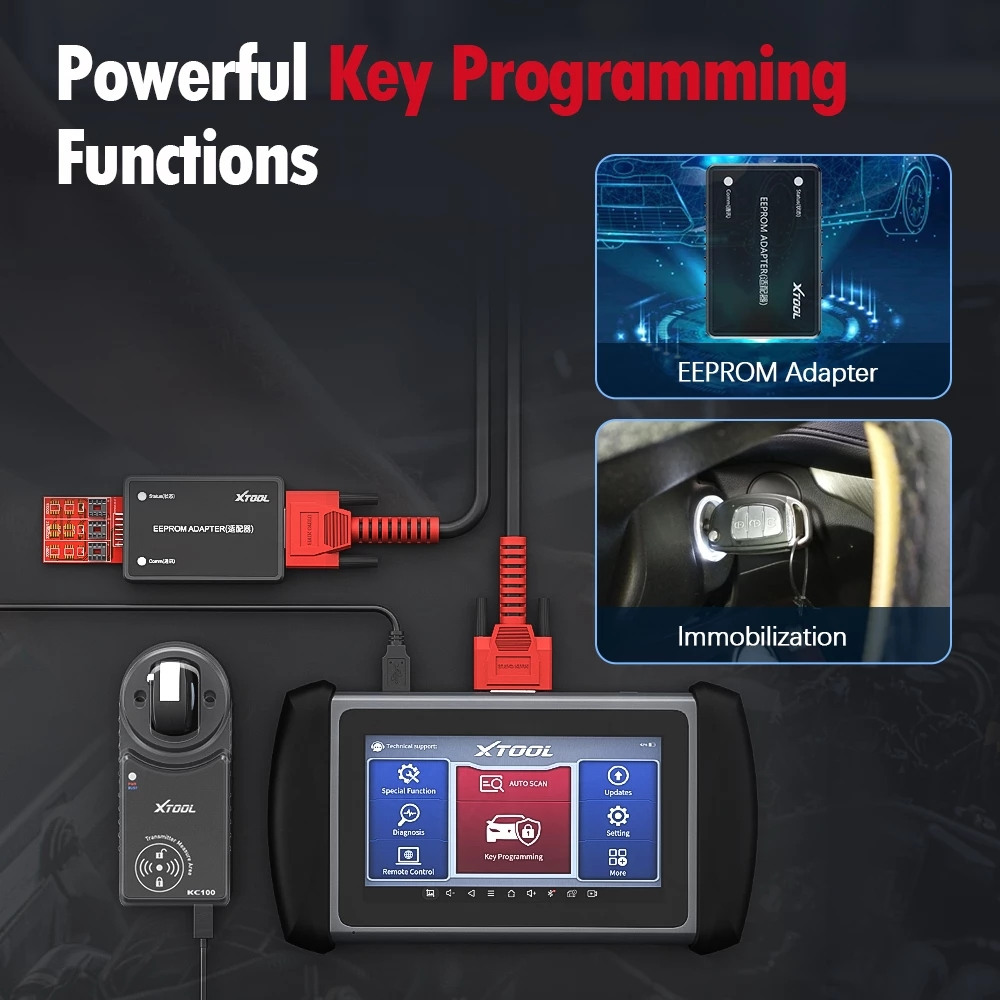 XTOOL InPlus IP616 key programming 
