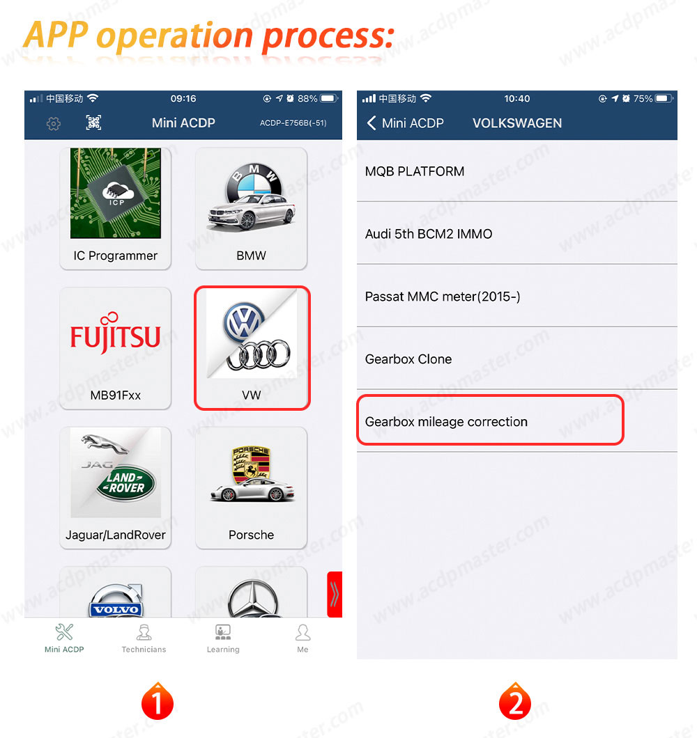 ACDP Configuration List Module 30 2