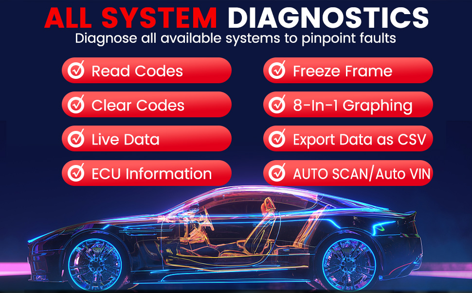 XTOOL InPlus IP608 all system diagnosis