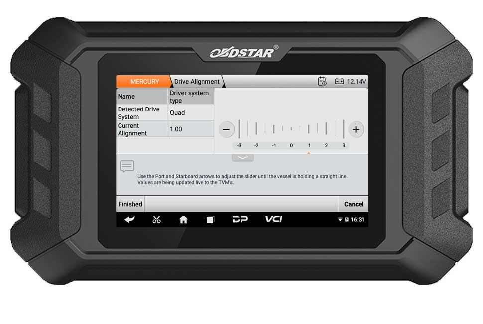 iScan MERCURY MARINE Function Display