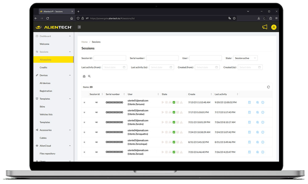 powergate dashboard