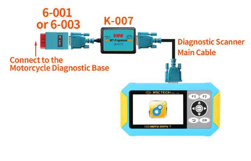 BMW 4D/8A Chip Key System Connection Diagram