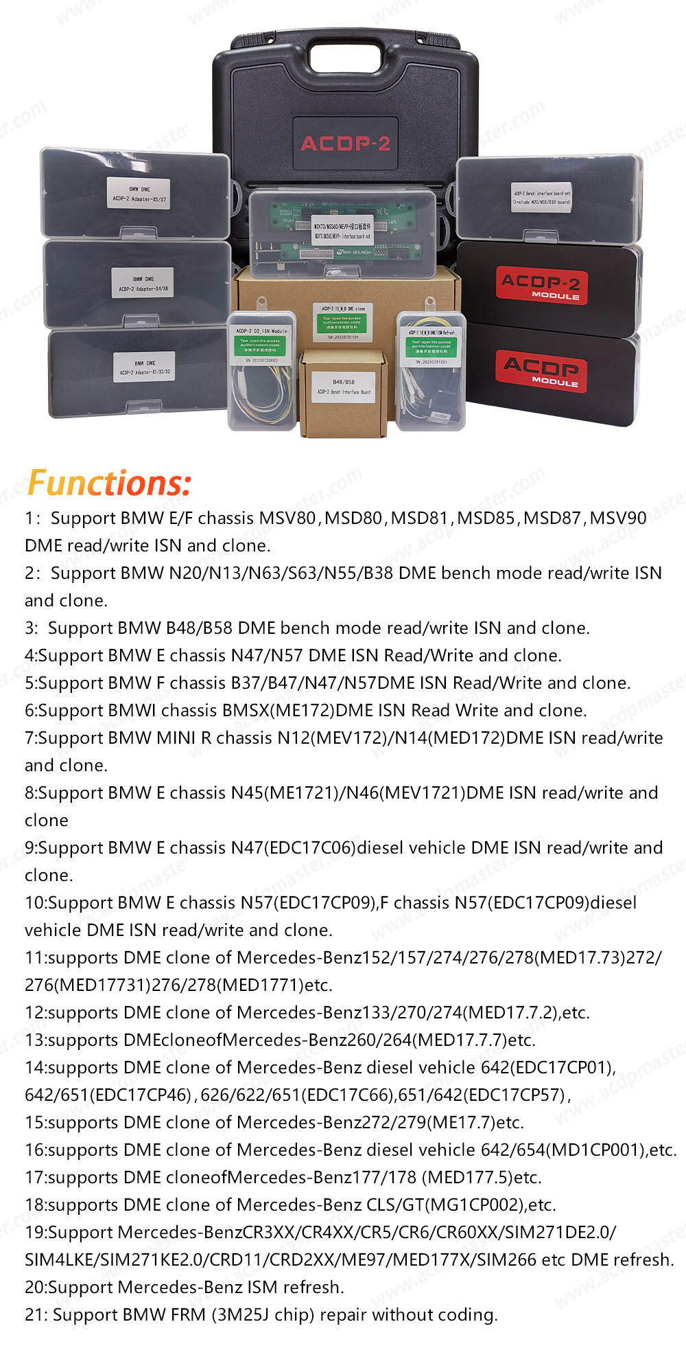 yanhua mini acdp dme clone package 2