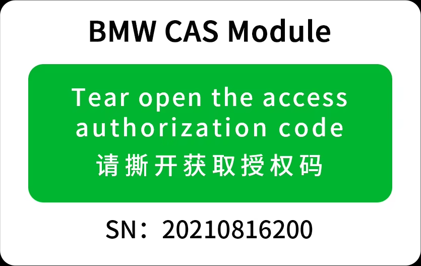Yanhua A500 License for BMW CAS1-CAS4+ Key Programming via OBD