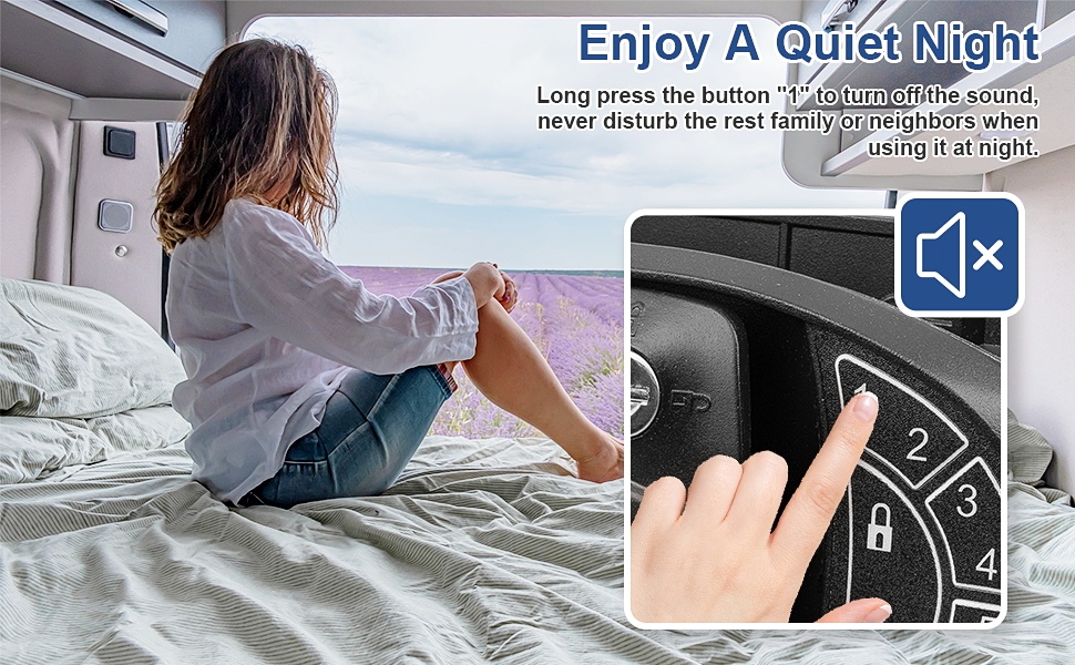 How to Reset a New Code for RV Keyless Entry Door Lock 3 