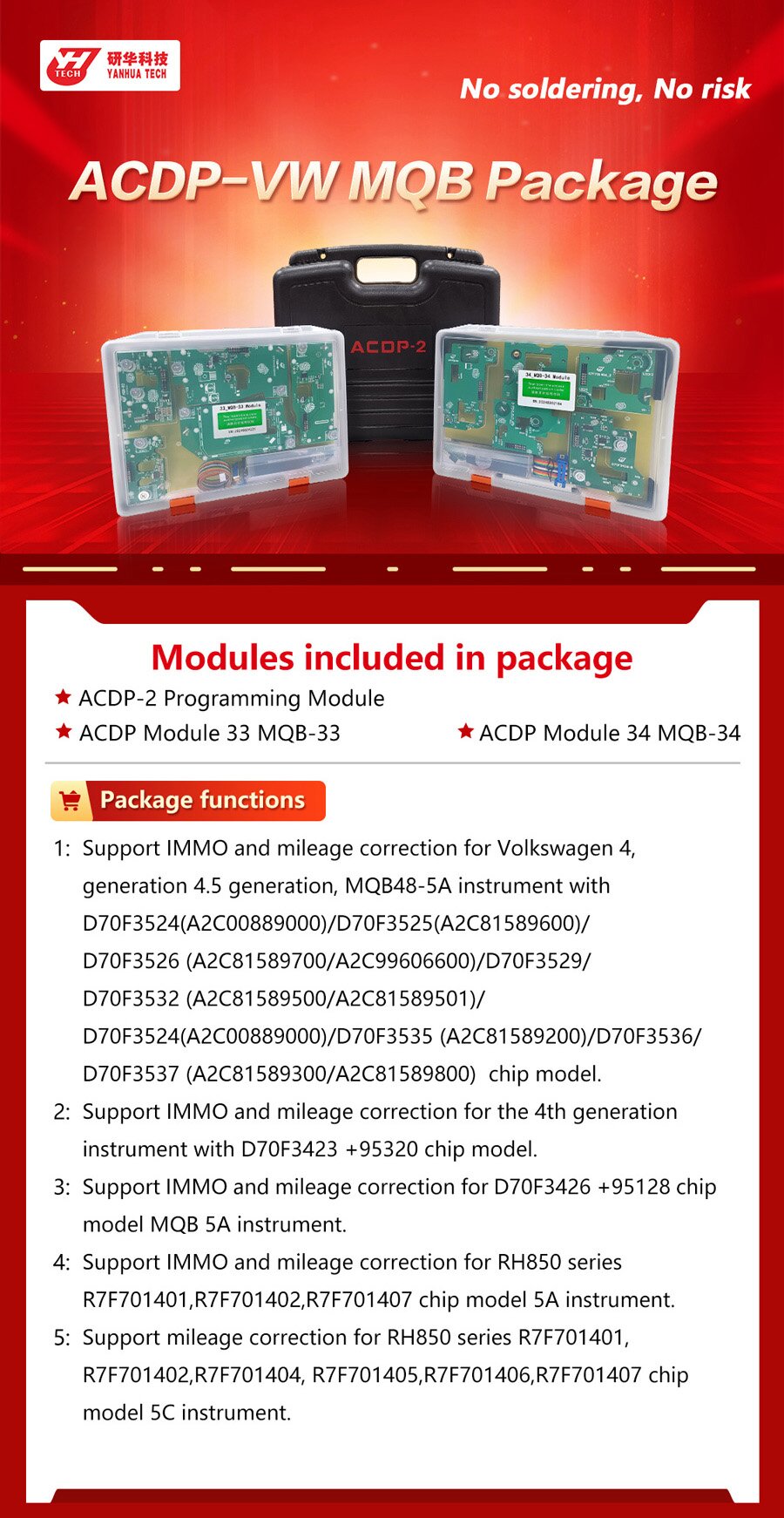 yanhua mini acdp mqb package