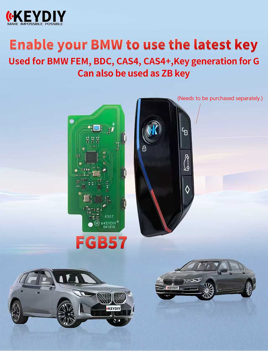 KEYDIY KD FGB57 Board Used for BMW FEM, BDC, CAS4, CAS4+, G Key Generation or for ZB Keys 5pcs/lot